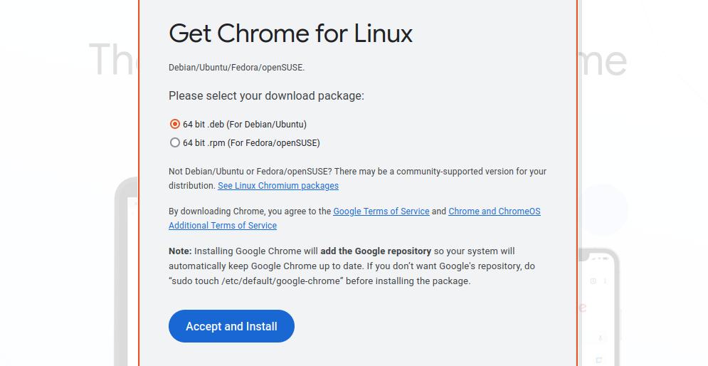 get chrome for linux