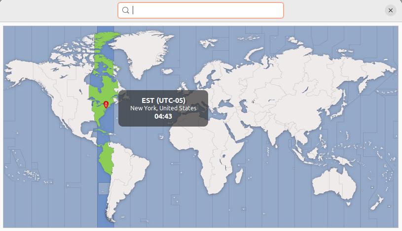 time zones ubuntu