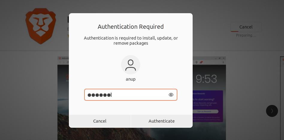 ubuntu software authentication