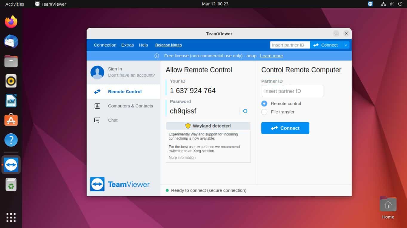 How to install teamviewer on ubuntu linux start