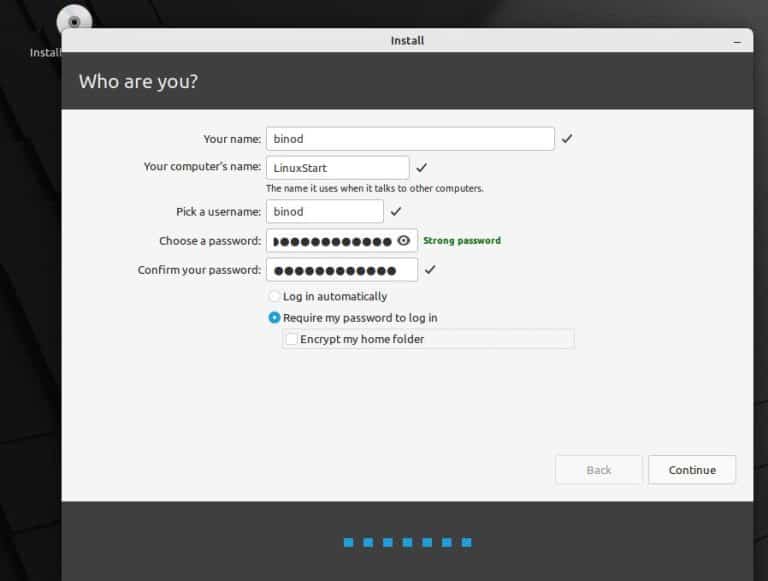 How to install linux mint linux start