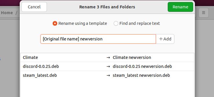 rename multiple files ubuntu