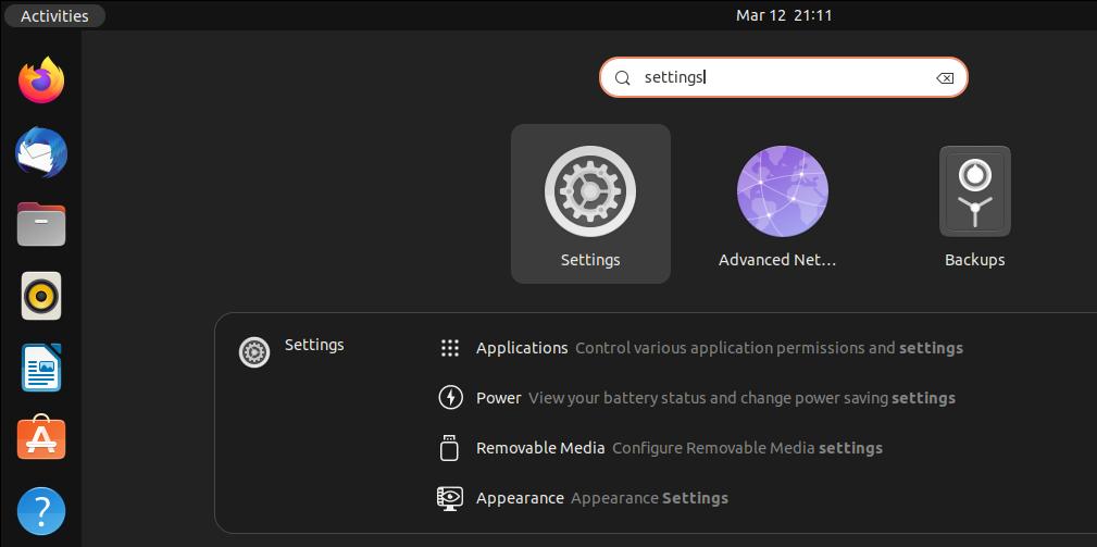 ubuntu control center app