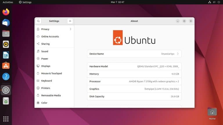 ubuntu system requirements