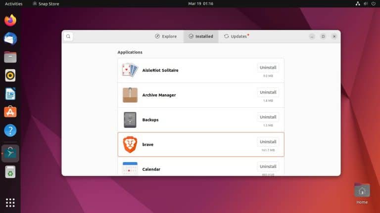 uninstall package in ubuntu