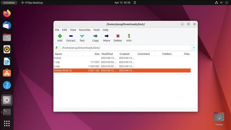 7zip ubuntu