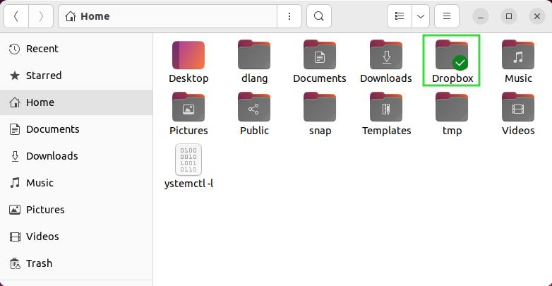 dropbox sync folder nautilus ubuntu