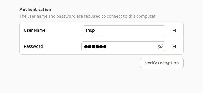 remote desktop authentication ubuntu