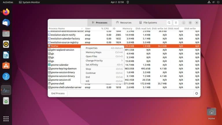 ubuntu kill process