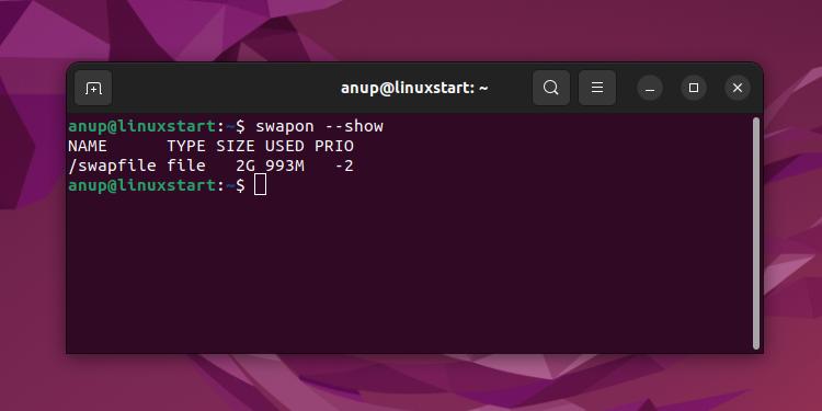 change ubuntu swap size