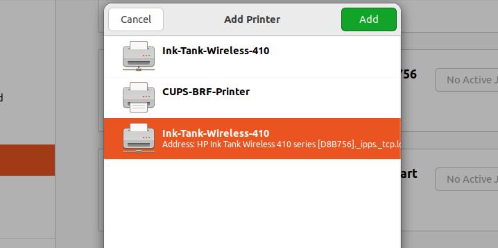 network printer ubuntu