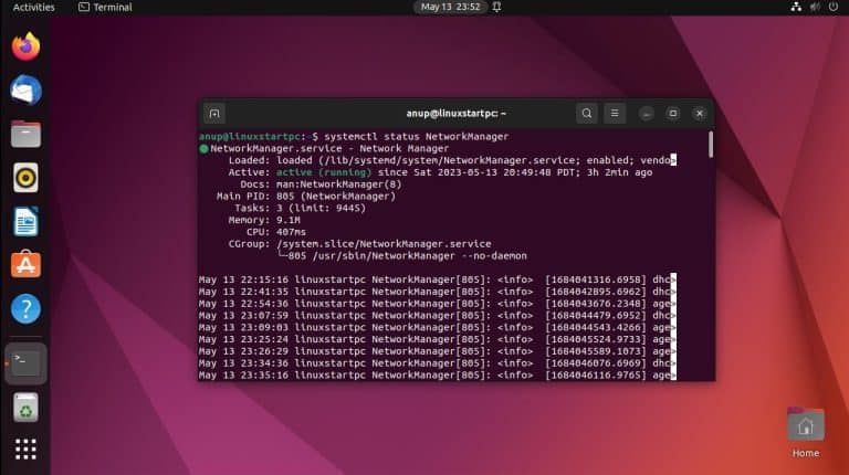 ubuntu start service on boot