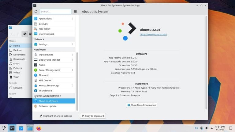 kde on ubuntu