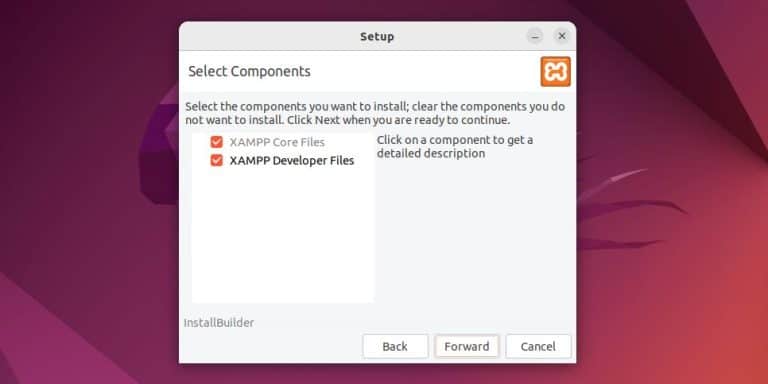 xampp php path linux