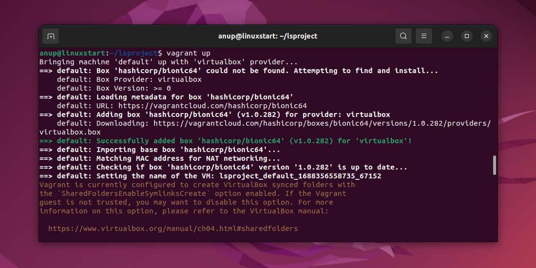 How To Install And Use Vagrant On Ubuntu