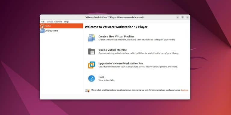 install vmware in ubuntu